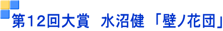 第１２回大賞　水沼健　「壁ノ花団」